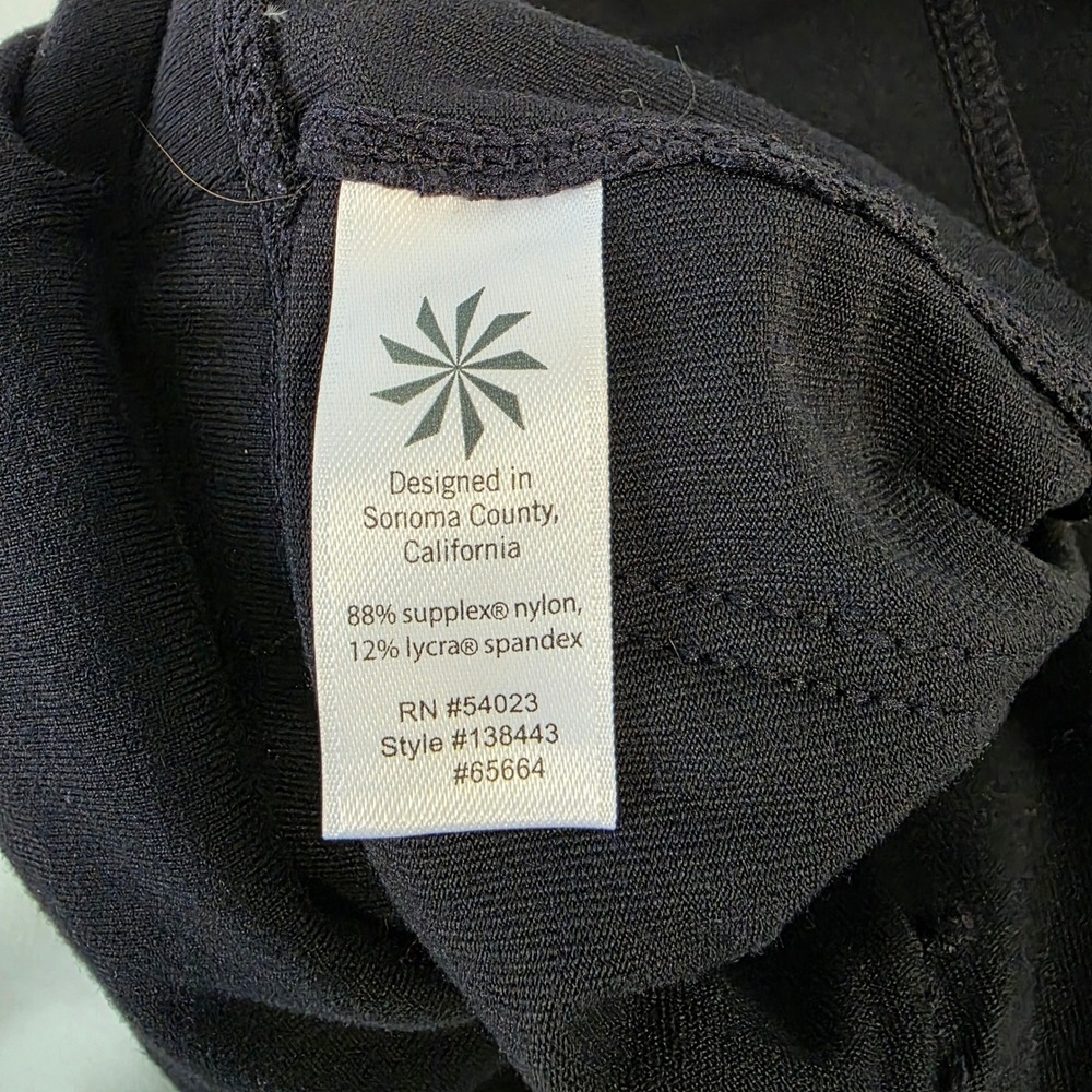 Athleta Metro Skinny Pants Black Supplex Stretch Trousers 138443 Womens Medium - Picture 4 of 7